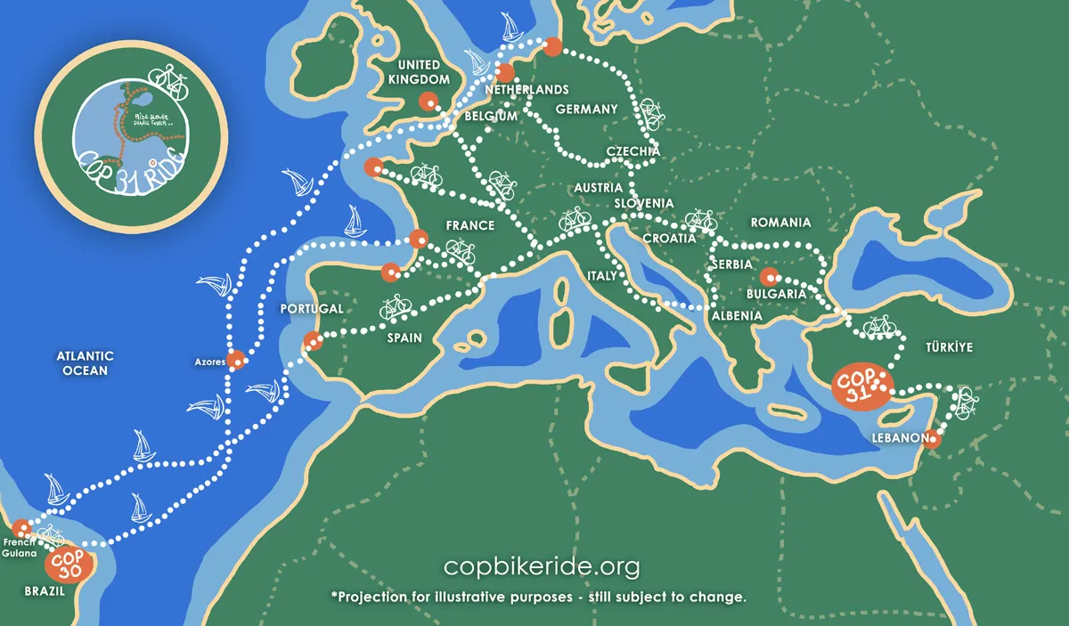 COP31-bike-ride-map